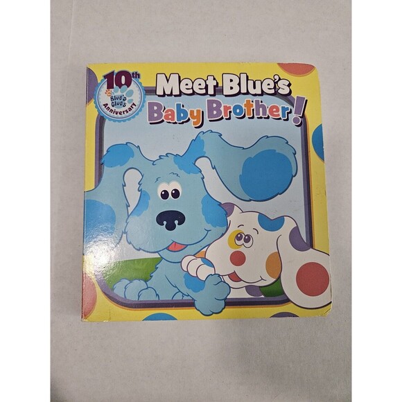 Meet Blue's Baby Brother! Blue's Clues 10th Anniversary Special Board Book - Picture 1 of 4